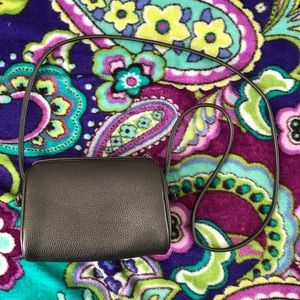 CHARMING CHARLIE Dark Gray Crossbody Purse